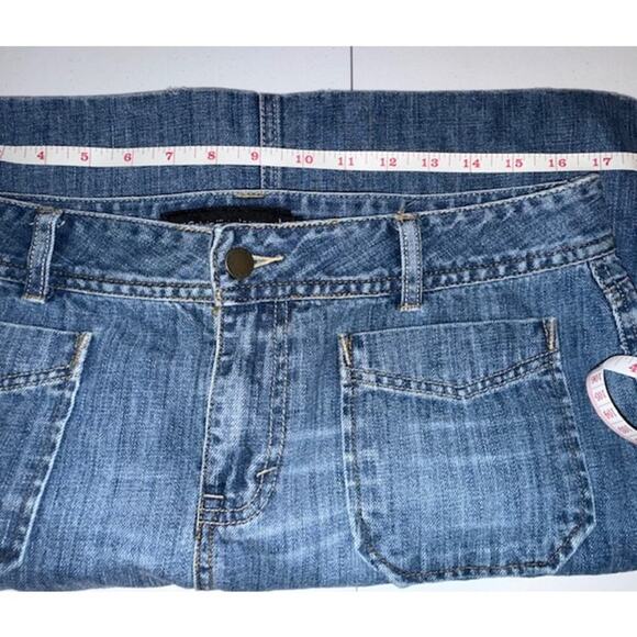 Calvin Klein Jeans Denim Mini Skirt Size 12 Women's - Picture 4 of 9